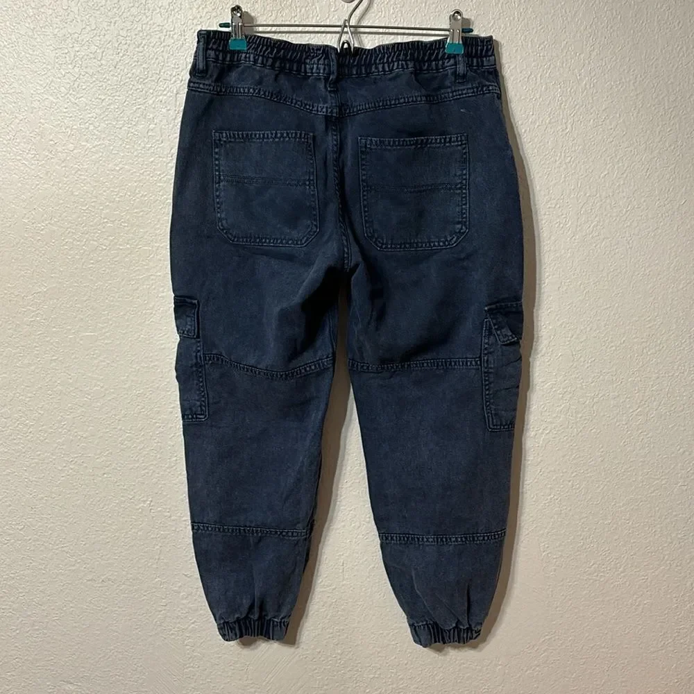 Free People Denim Cargo Joggers Small